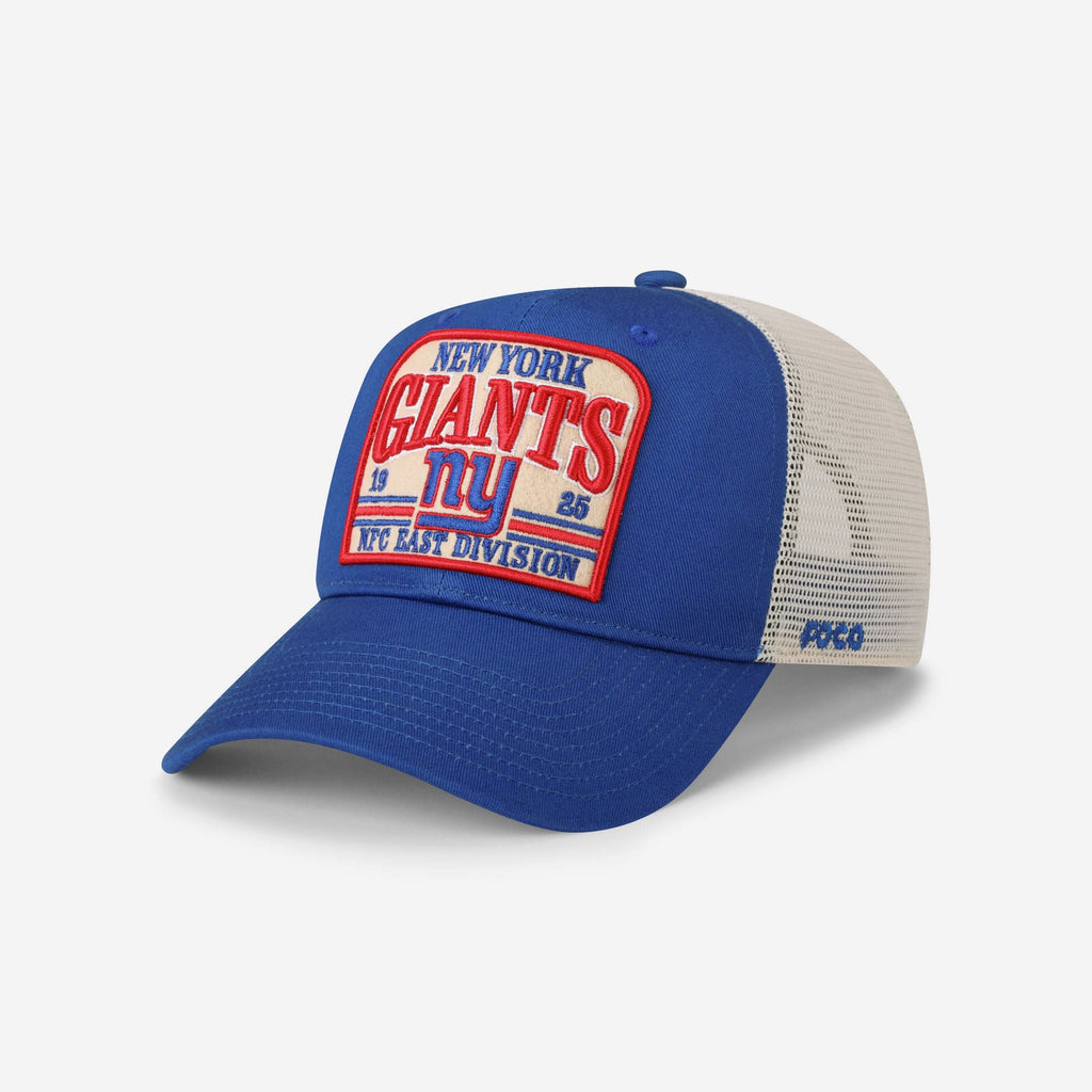 New York Giants Truckstop Patch Trucker RF Cap FOCO - FOCO.com