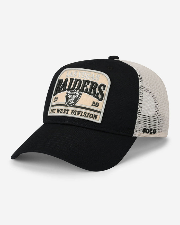 Las Vegas Raiders Truckstop Patch Trucker RF Cap FOCO - FOCO.com