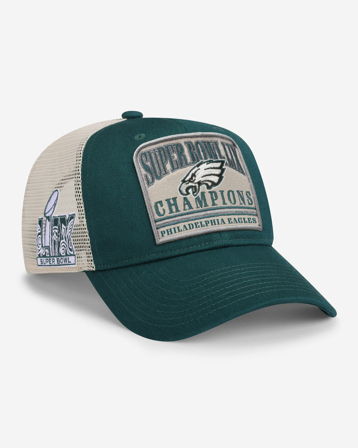 Philadelphia Eagles Super Bowl LIX Champions Truckstop Patch Trucker RF Cap FOCO - FOCO.com