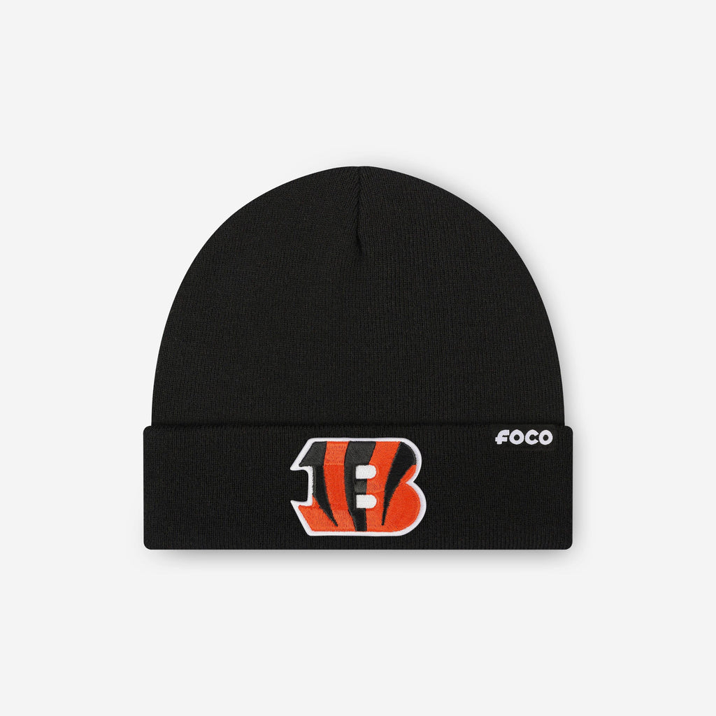 Cincinnati Bengals Basic Primary Logo Beanie FOCO - FOCO.com