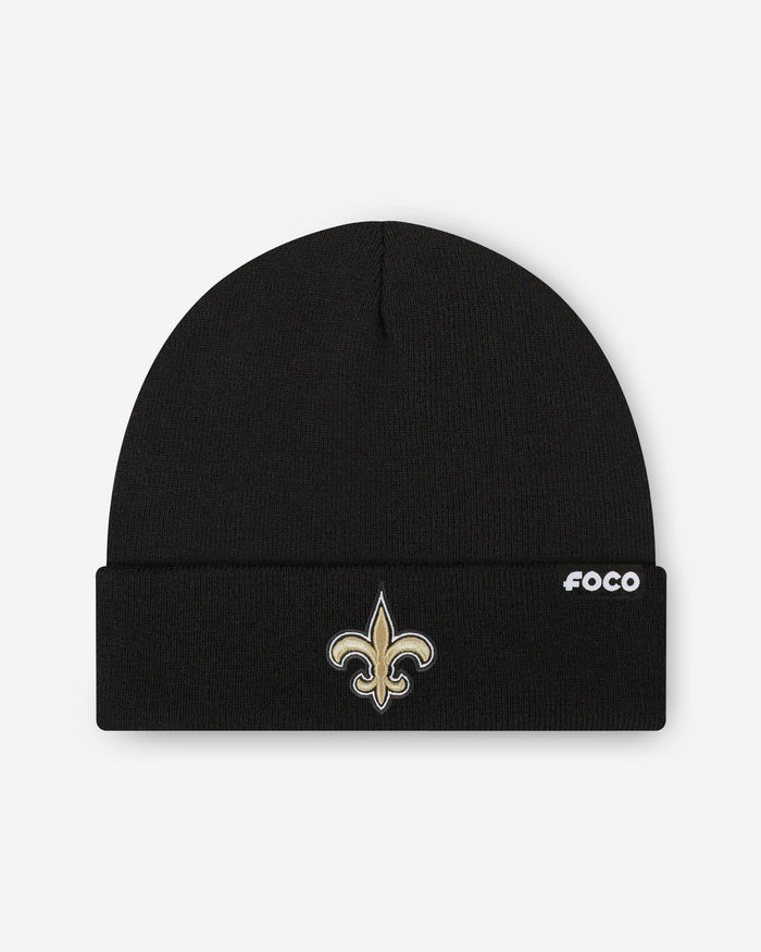 New Orleans Saints Basic Primary Logo Beanie FOCO - FOCO.com