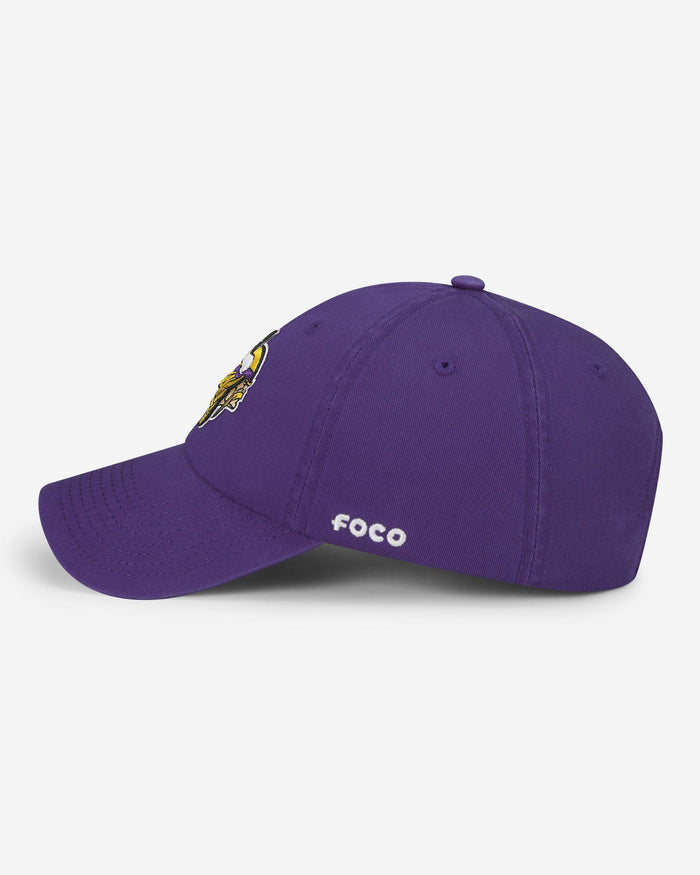 Minnesota Vikings Primary Logo Casual Cap FOCO - FOCO.com