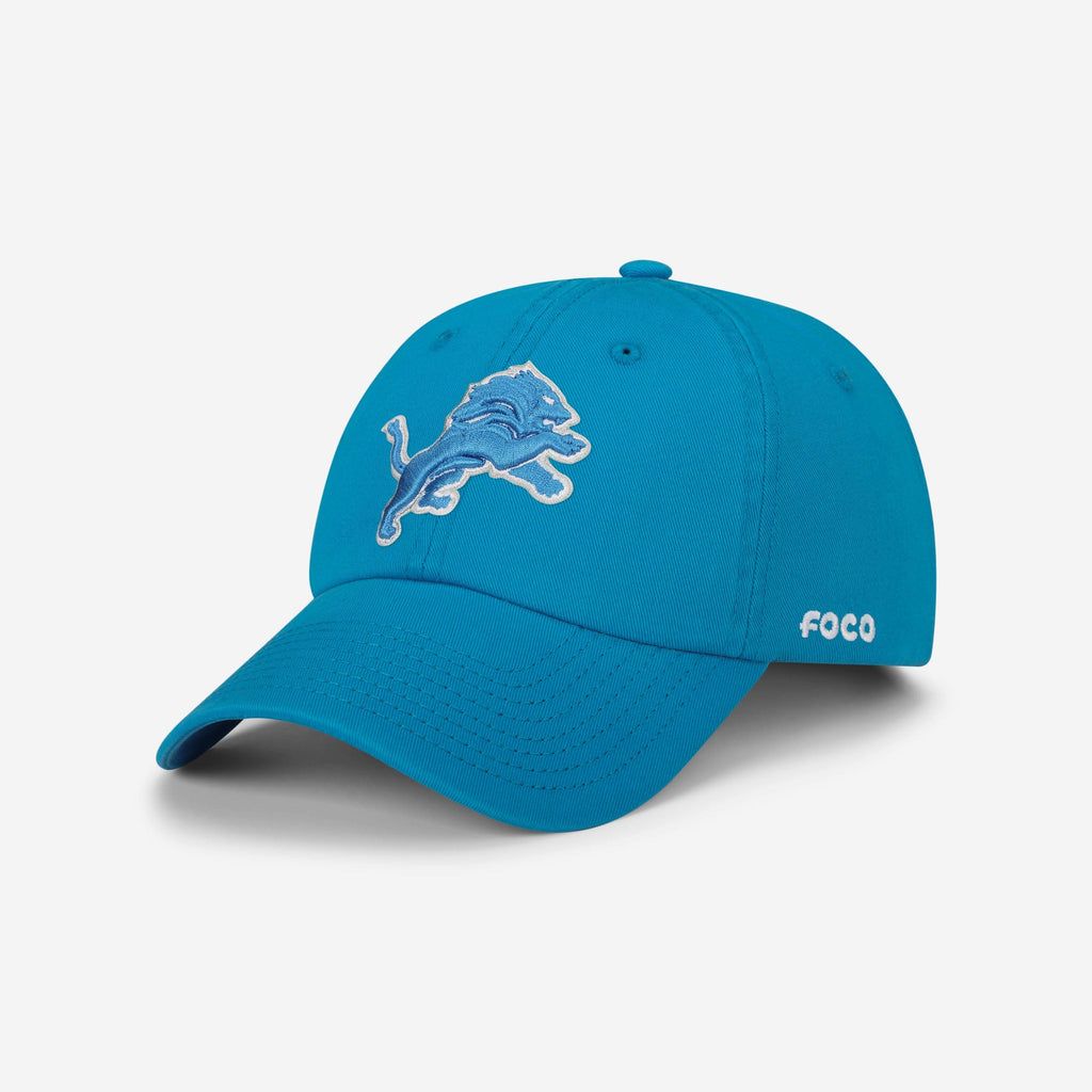 Detroit Lions Primary Logo Casual Cap FOCO - FOCO.com