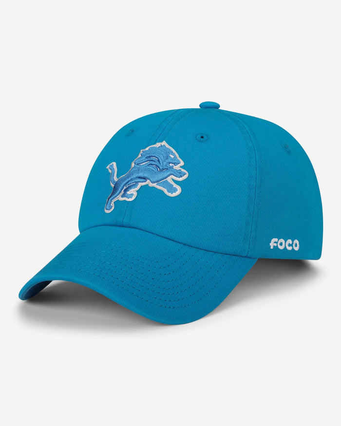 Detroit Lions Primary Logo Casual Cap FOCO - FOCO.com