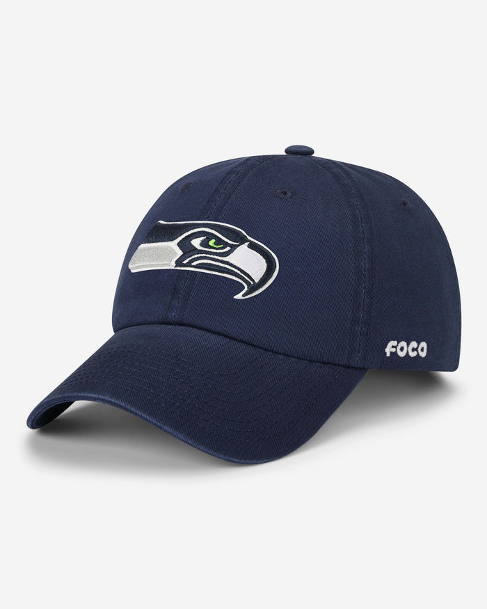 Seattle Seahawks Primary Logo Casual Cap FOCO - FOCO.com