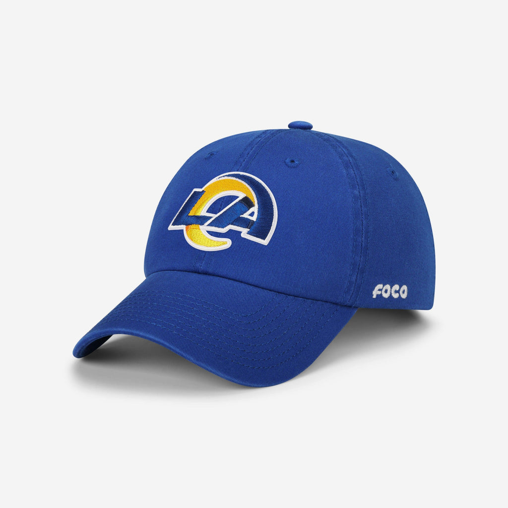 Los Angeles Rams Primary Logo Casual Cap FOCO - FOCO.com