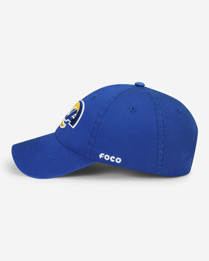 Los Angeles Rams Primary Logo Casual Cap FOCO - FOCO.com