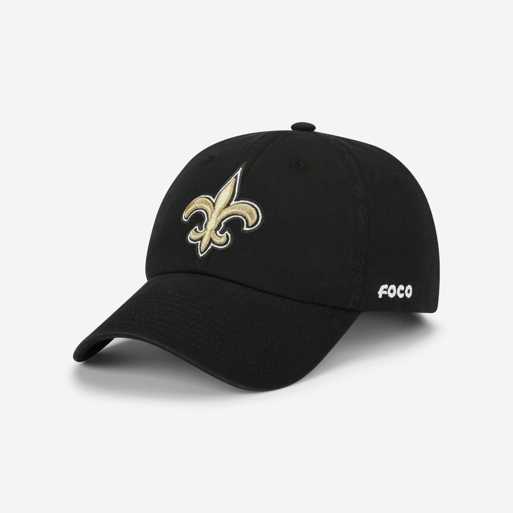 New Orleans Saints Primary Logo Casual Cap FOCO - FOCO.com