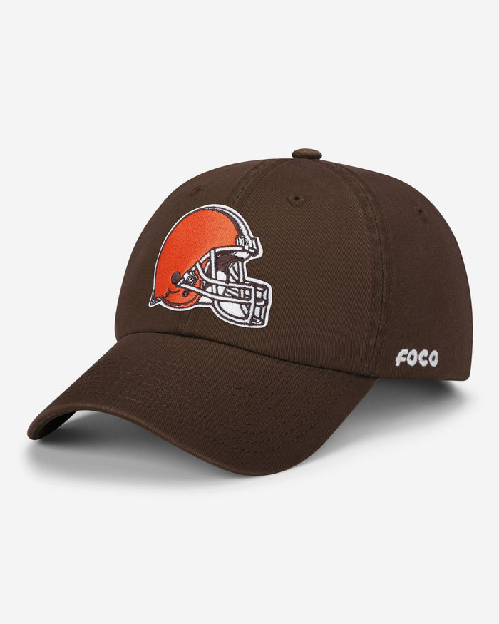 Cleveland Browns Primary Logo Casual Cap FOCO Brown - FOCO.com