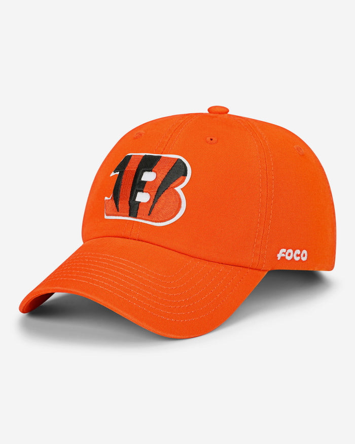 Cincinnati Bengals Primary Logo Casual Cap FOCO Orange - FOCO.com