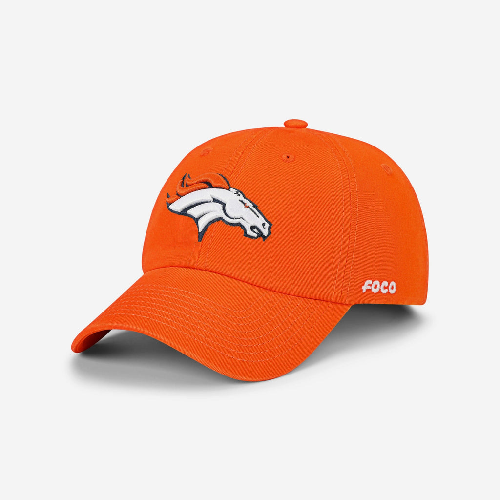 Denver Broncos Primary Logo Casual Cap FOCO Orange - FOCO.com