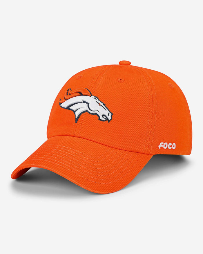 Denver Broncos Primary Logo Casual Cap FOCO Orange - FOCO.com