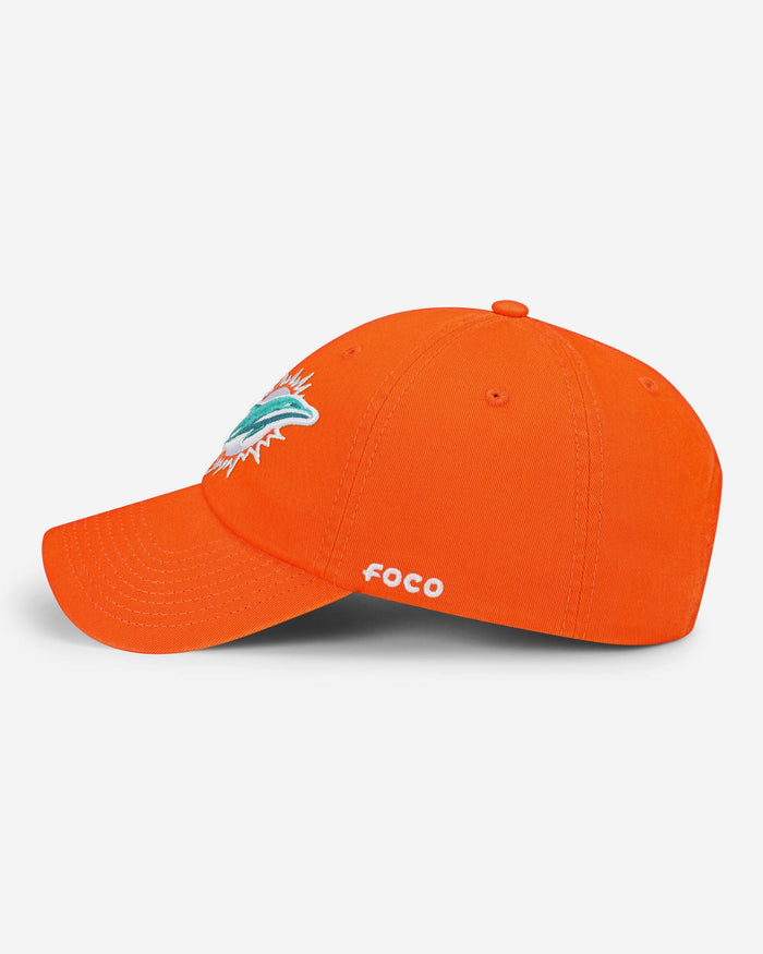 Miami Dolphins Primary Logo Casual Cap FOCO - FOCO.com