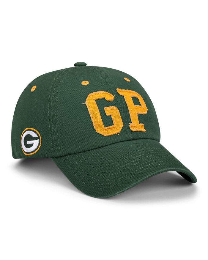Green Bay Packers Monogram Casual Cap FOCO - FOCO.com