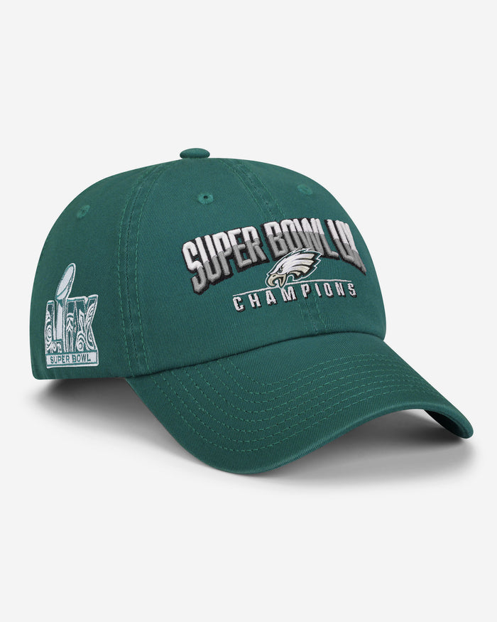 Philadelphia Eagles Super Bowl LIX Champions Primary Logo Casual Cap FOCO - FOCO.com