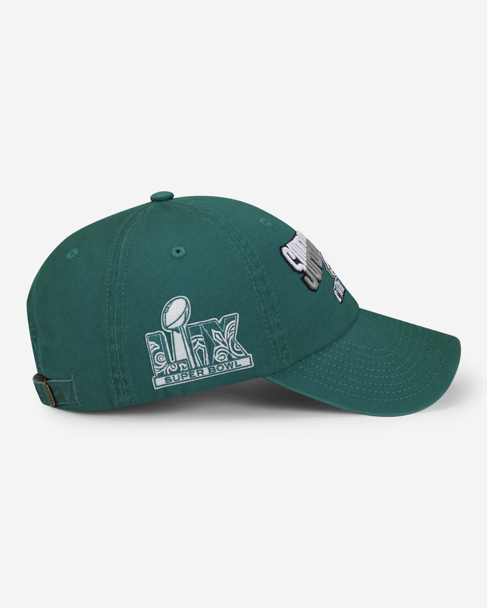 Philadelphia Eagles Super Bowl LIX Champions Primary Logo Casual Cap FOCO - FOCO.com