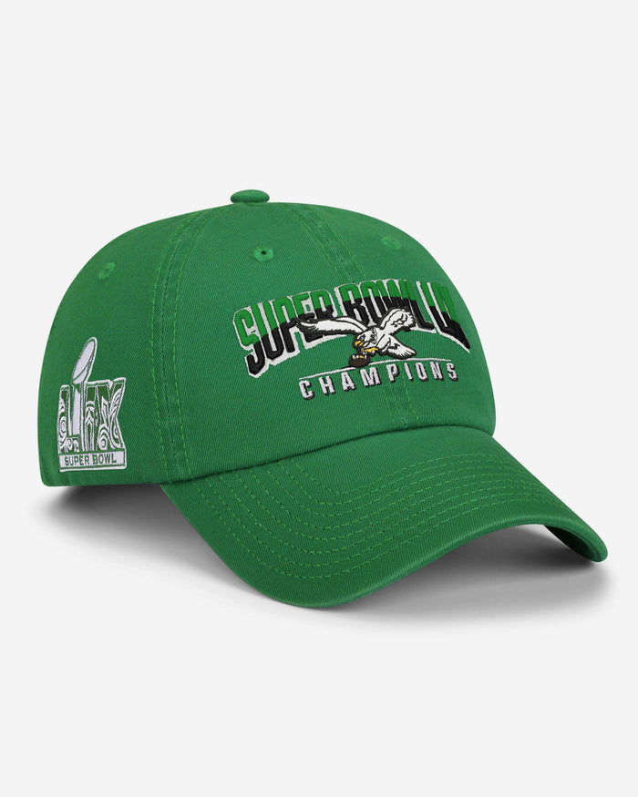 Philadelphia Eagles Super Bowl LIX Champions Retro Logo Casual Cap FOCO - FOCO.com