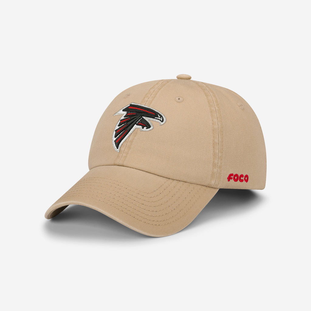 Atlanta Falcons Khaki Primary Logo Casual Cap FOCO - FOCO.com