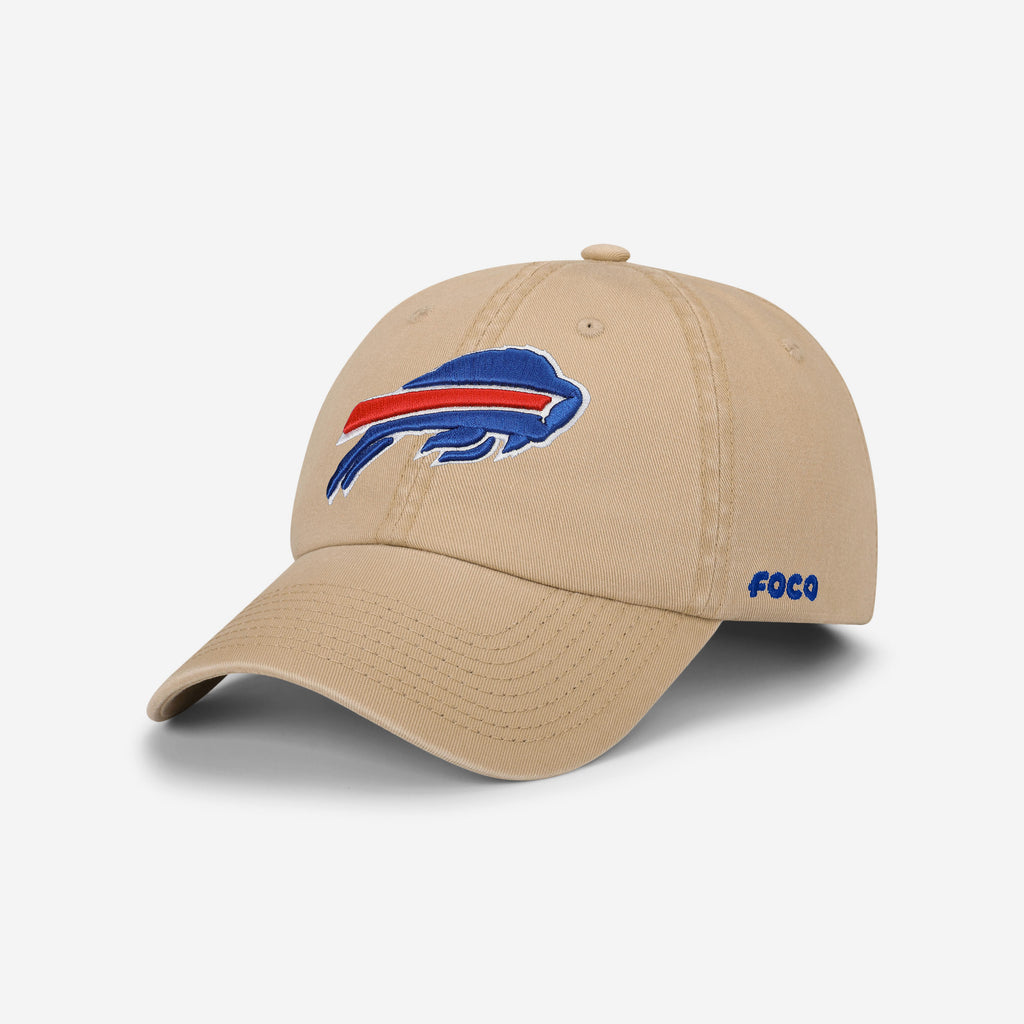 Buffalo Bills Khaki Primary Logo Casual Cap FOCO - FOCO.com