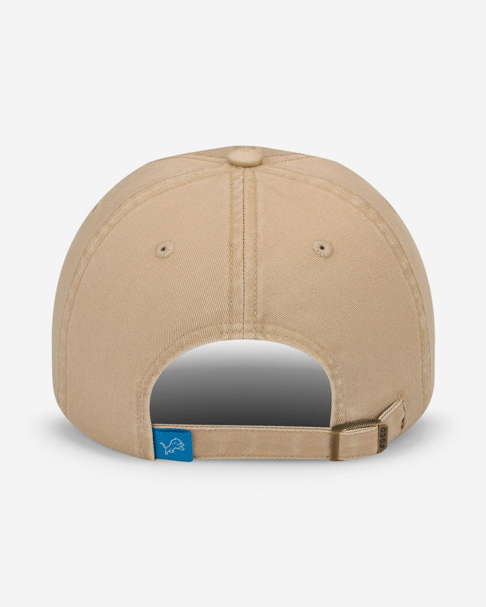 Detroit Lions Khaki Primary Logo Casual Cap FOCO - FOCO.com