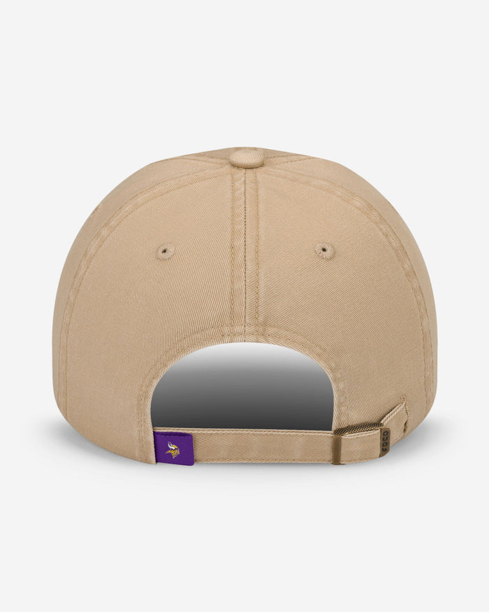 Minnesota Vikings Khaki Primary Logo Casual Cap FOCO - FOCO.com