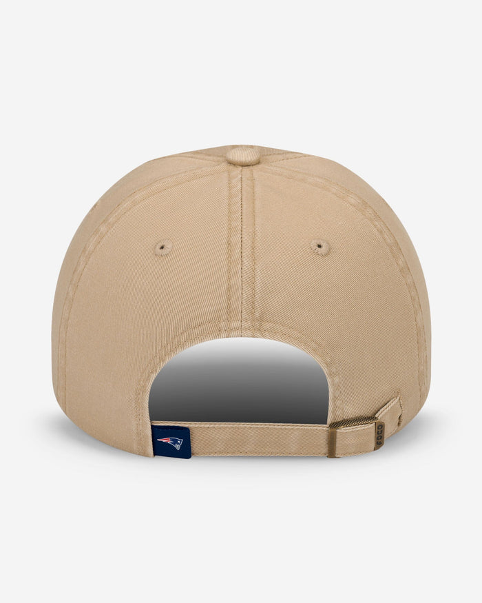 New England Patriots Khaki Primary Logo Casual Cap FOCO - FOCO.com