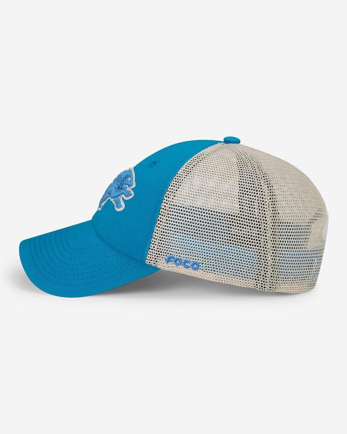 Detroit Lions Primary Logo Casual Trucker Cap FOCO - FOCO.com