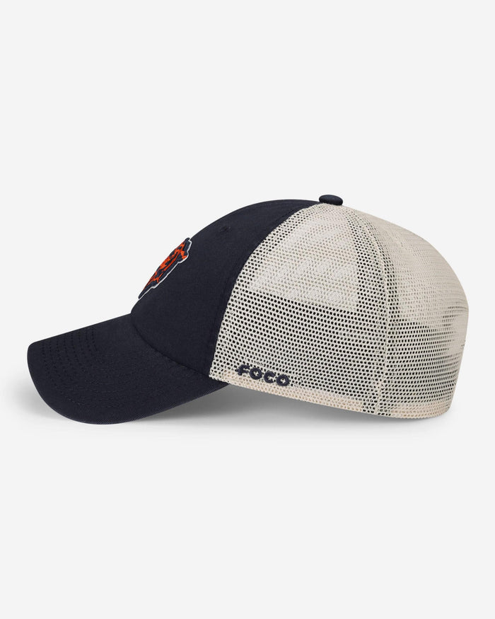 Chicago Bears Primary Logo Casual Trucker Cap FOCO - FOCO.com