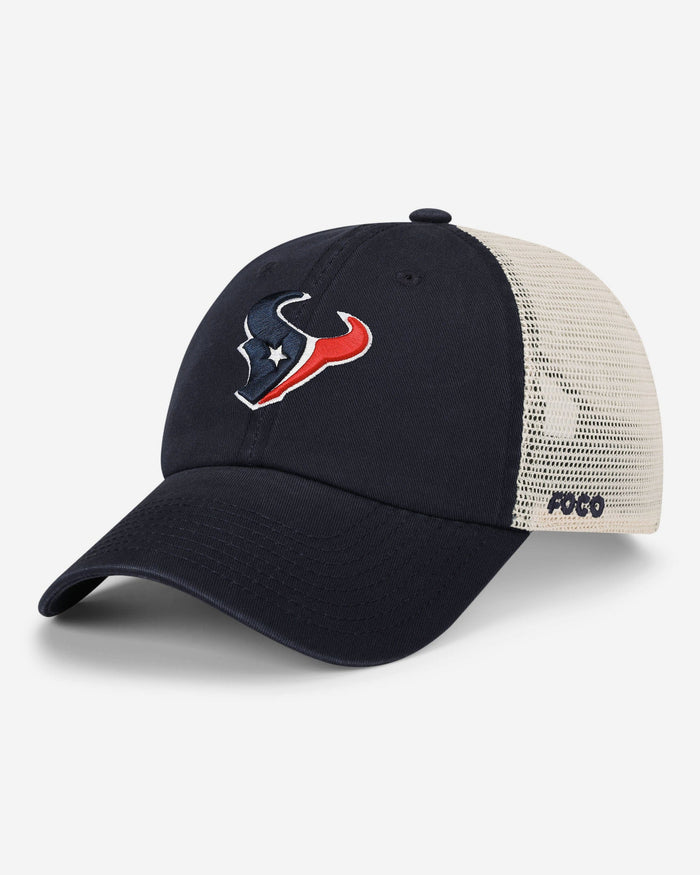 Houston Texans Primary Logo Casual Trucker Cap FOCO - FOCO.com