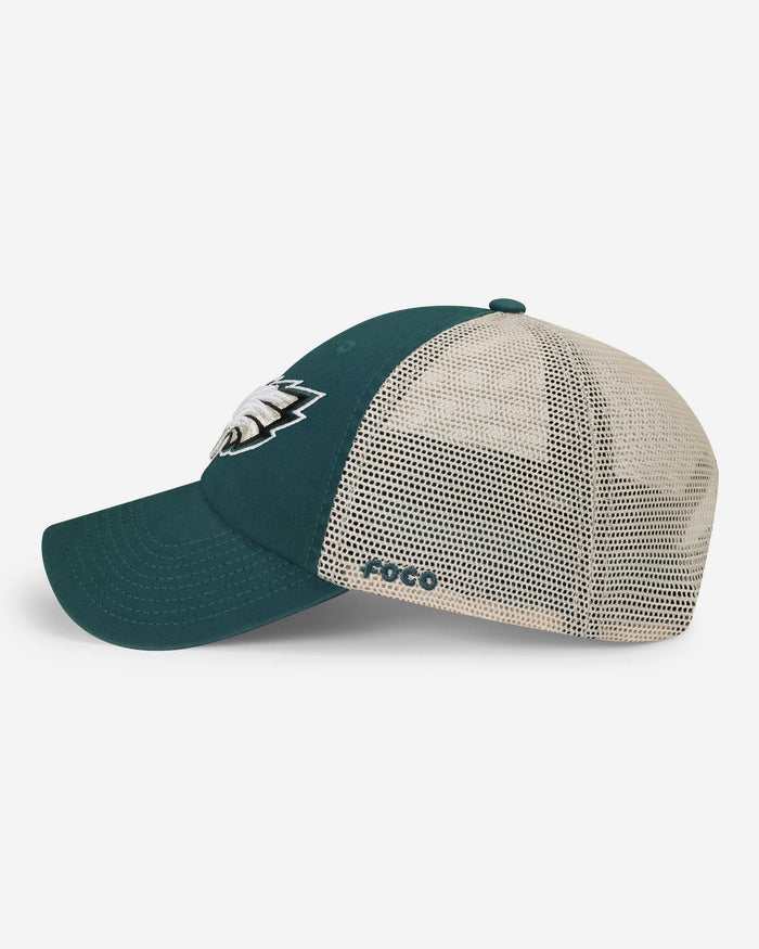 Philadelphia Eagles Primary Logo Casual Trucker Cap FOCO - FOCO.com