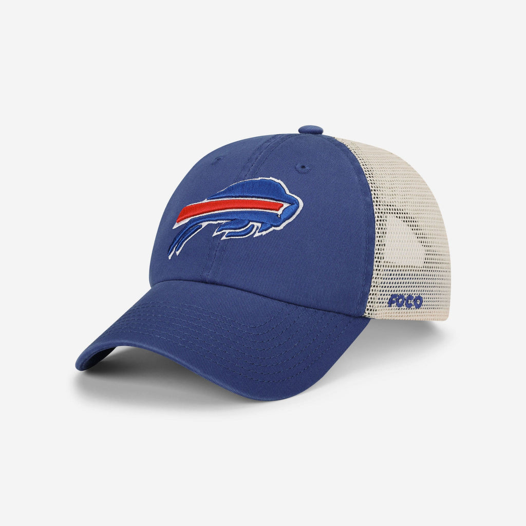 Buffalo Bills Primary Logo Casual Trucker Cap FOCO - FOCO.com