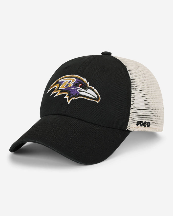 Baltimore Ravens Primary Logo Casual Trucker Cap FOCO - FOCO.com