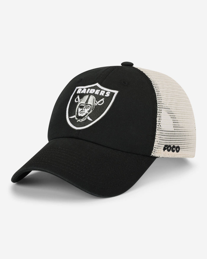 Las Vegas Raiders Primary Logo Casual Trucker Cap FOCO - FOCO.com