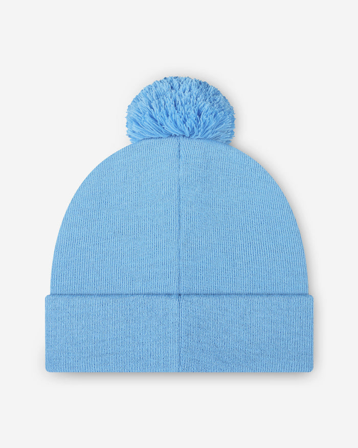 Tennessee Titans Basic Primary Logo Pom Beanie FOCO - FOCO.com