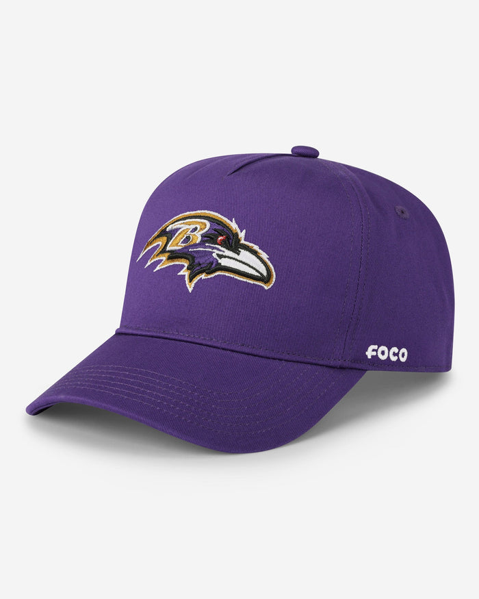 Baltimore Ravens Primary Logo Marquee RF Cap FOCO Purple - FOCO.com