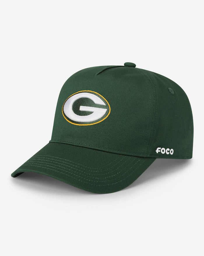 Green Bay Packers Primary Logo Marquee RF Cap FOCO - FOCO.com