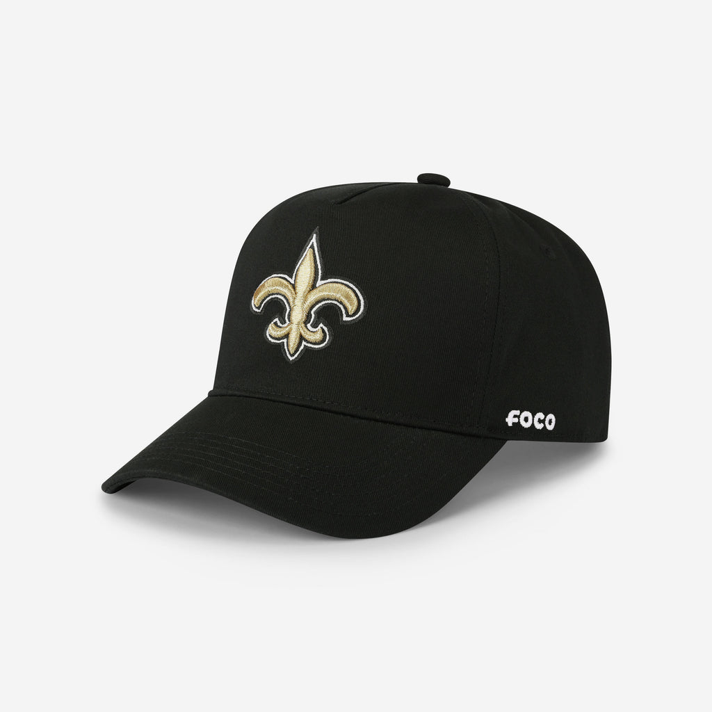 New Orleans Saints Primary Logo Marquee RF Cap FOCO - FOCO.com