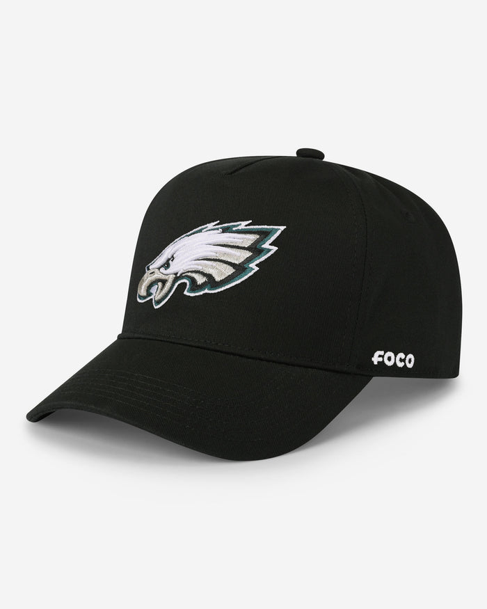 Philadelphia Eagles Primary Logo Marquee RF Cap FOCO Black - FOCO.com