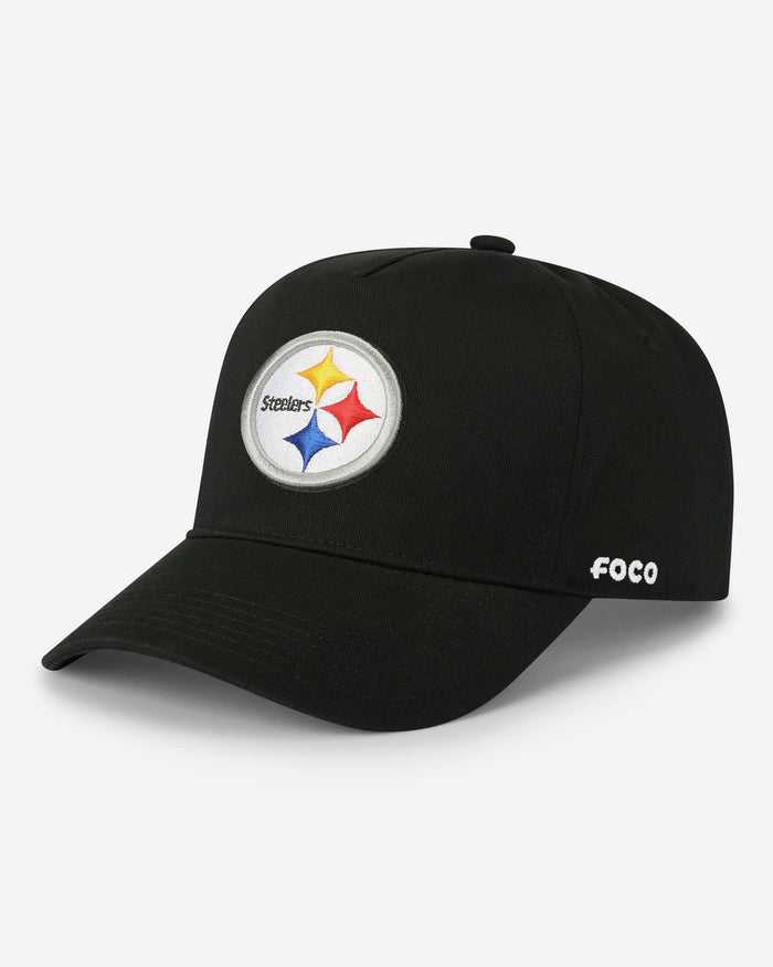 Pittsburgh Steelers Primary Logo Marquee RF Cap FOCO - FOCO.com