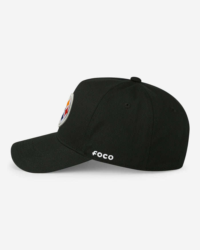 Pittsburgh Steelers Primary Logo Marquee RF Cap FOCO - FOCO.com