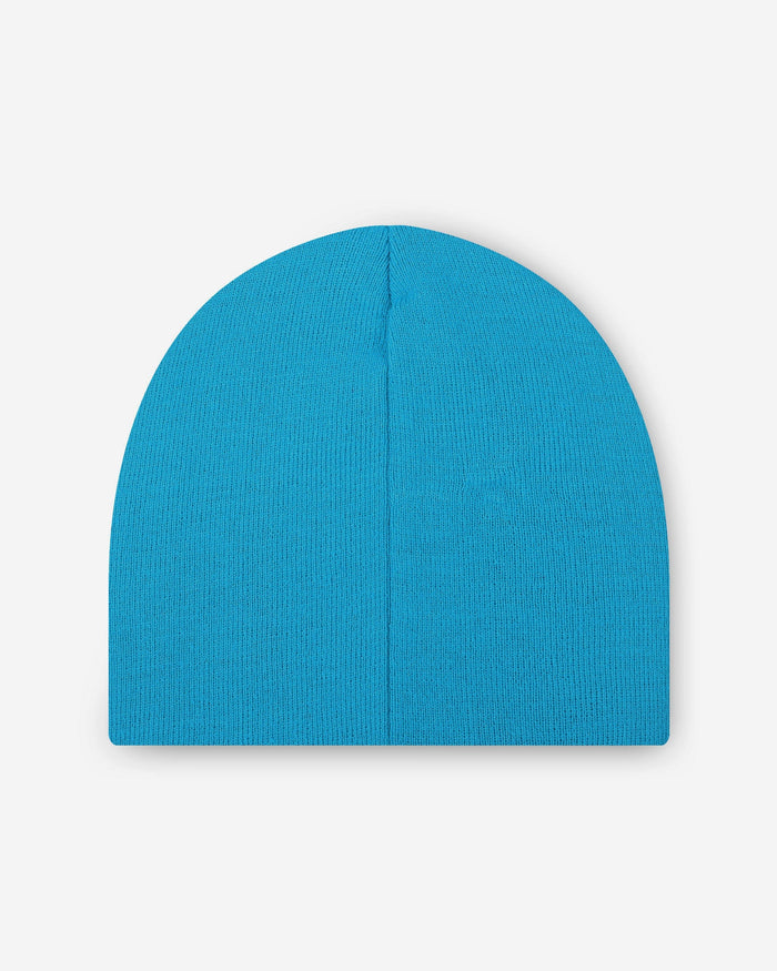 Carolina Panthers Basic Primary Logo Skull Beanie FOCO - FOCO.com