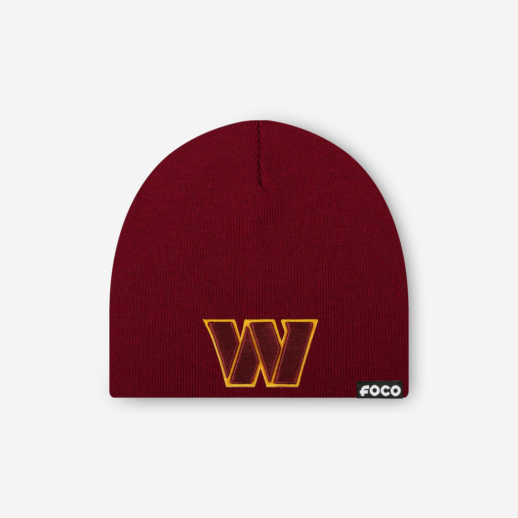 Washington Commanders Basic Primary Logo Skull Beanie FOCO