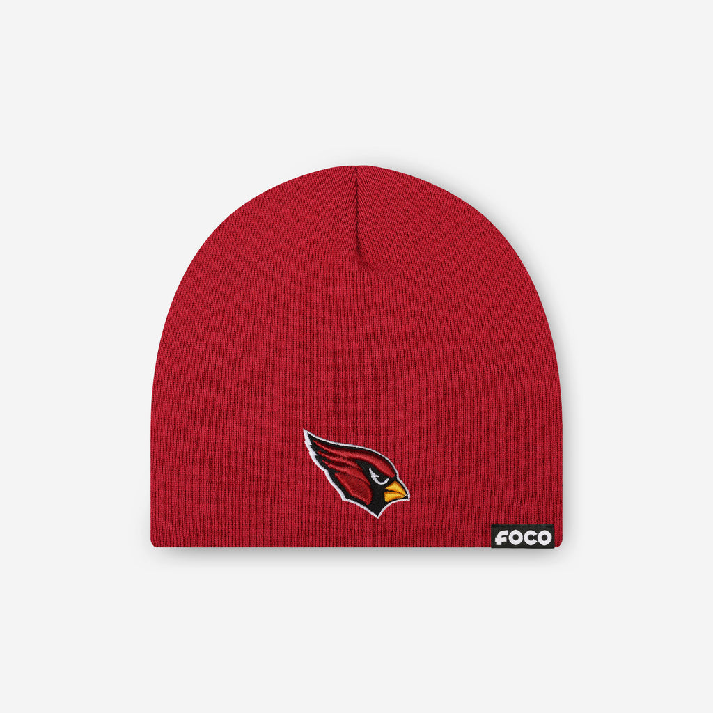 Arizona Cardinals Basic Primary Logo Skull Beanie FOCO - FOCO.com