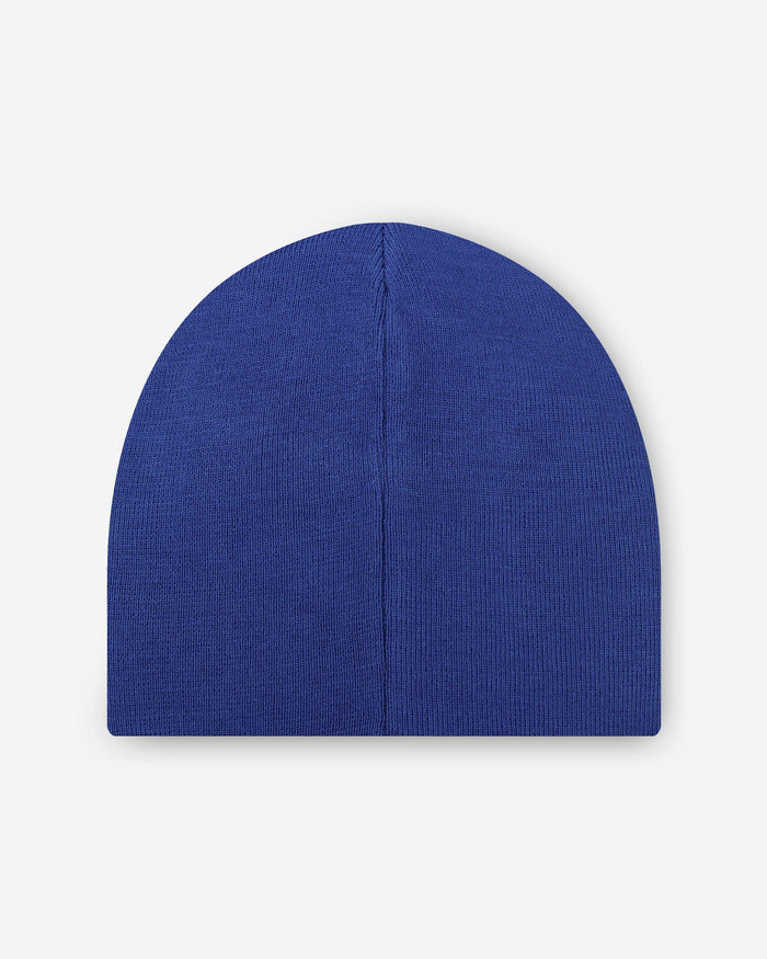 New York Giants Basic Primary Logo Skull Beanie FOCO - FOCO.com