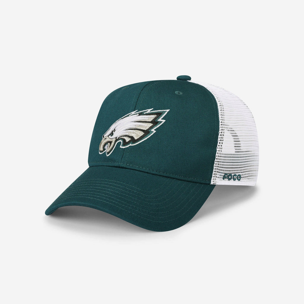 Philadelphia Eagles Primary Logo Trucker RF Cap FOCO - FOCO.com