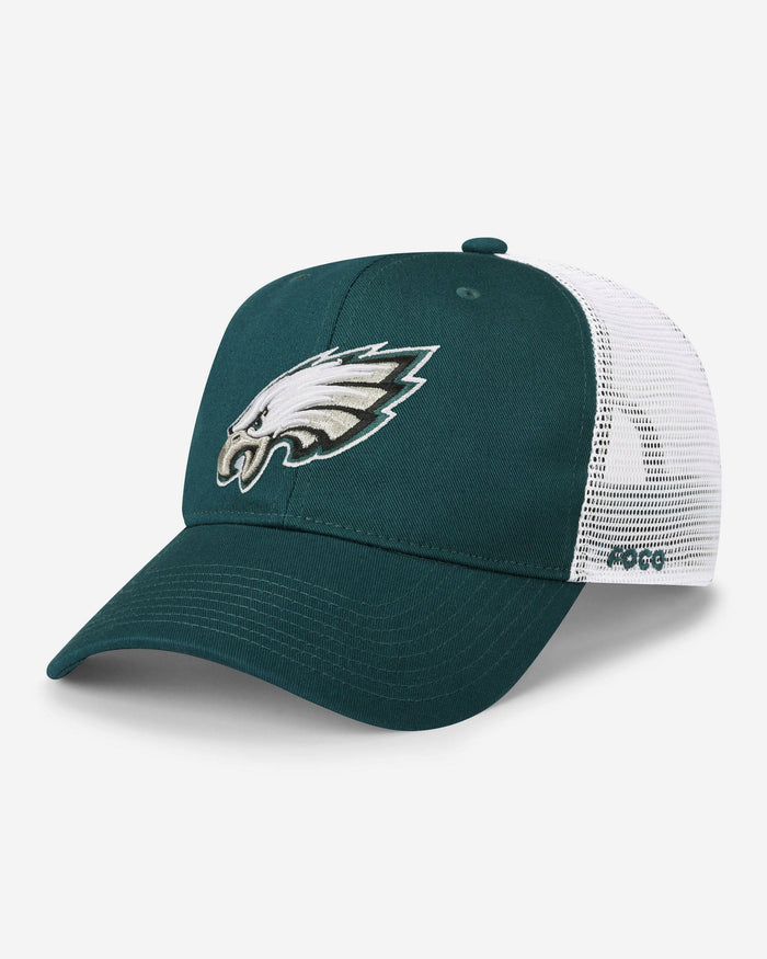 Philadelphia Eagles Primary Logo Trucker RF Cap FOCO - FOCO.com