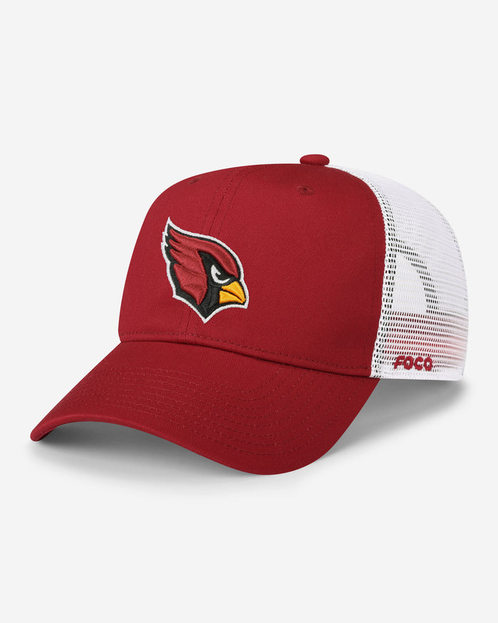 Arizona Cardinals Primary Logo Trucker RF Cap FOCO - FOCO.com