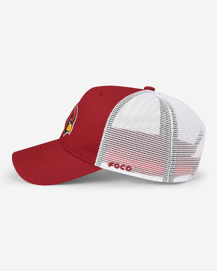 Arizona Cardinals Primary Logo Trucker RF Cap FOCO - FOCO.com