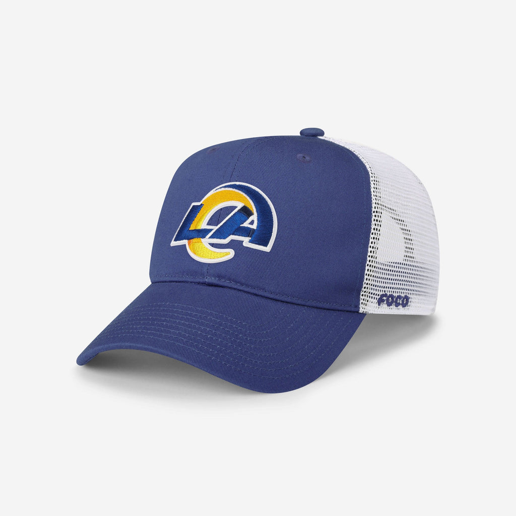 Los Angeles Rams Primary Logo Trucker RF Cap FOCO - FOCO.com