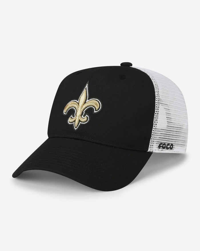 New Orleans Saints Primary Logo Trucker RF Cap FOCO - FOCO.com